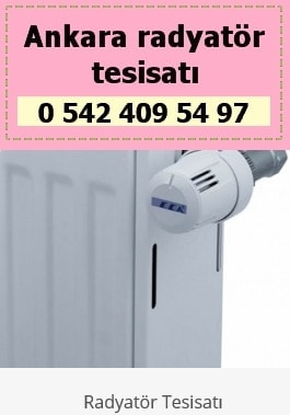 Ankara radyatör tesisatı
